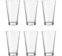 Leonardo Ciao Becher groß, 6er Set, Trinkglas, Wasserglas, Glas, 300 ml, 61704