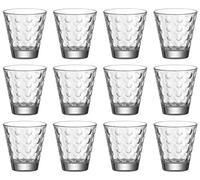 Leonardo Ciao Optic 048854 Lot de 12 petits gobelets en verre transparent 215 ml Hauteur 9 cm Passe au lave-vaisselle