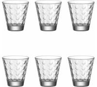 Leonardo Ciao Optic WH Becher 6er Set, Wasserglas, Saftglas, Trinkglas, Glas, 215 ml, 35453