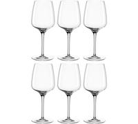 LEONARDO-Coffret 6 verres à vin en verre transparent Cesti - 280 ml