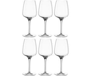 LEONARDO-Coffret 6 verres à vin en verre transparent Cesti - 280 ml