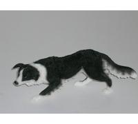 Leonardo Collection Border Collie, Pierre, Noir, 17 x 4 x 6 cm