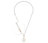 LEONARDO Collier pour femme en acier inoxydable et pierre de verre Taille unique 89230428