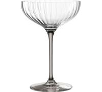 Leonardo Coupe à champagne Poesia, coupe à champagne, flûte à champagne, coupe à champagne, verre, cristal, gris, 260 ml, 022385