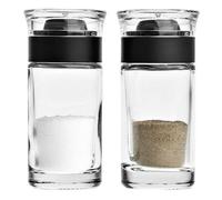 Leonardo Cucina Transparent Ensemble Moulins À Sel Et Poivre Transparent