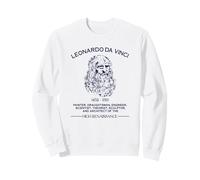 Leonardo da Vinci Art de la Renaissance Peintre Italien Genius Sweatshirt