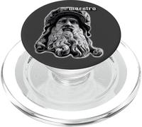 Leonardo da Vinci Artiste Maître Peintre Renaissance PopSockets PopGrip pour MagSafe