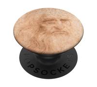 Leonardo da Vinci Autoportrait d'un Homme Barbu (1513) PopSockets PopGrip Adhésif