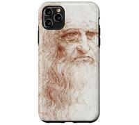 Leonardo da Vinci Autoportrait Renaissance Peinture Artiste Coque pour iPhone 11 Pro Max