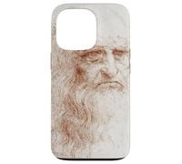 Leonardo da Vinci Autoportrait Renaissance Peinture Artiste Coque pour iPhone 13 Pro