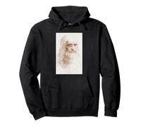 Leonardo da Vinci Autoportrait Renaissance Peinture Artiste Sweat à Capuche