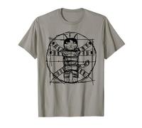 Leonardo Da Vinci Chat vitruvien style chat T-Shirt