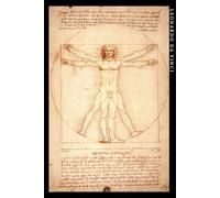 Leonardo Da Vinci: Der Vitruvianische Mensch. Einzigartiges Notizbuch Fuer Kunstliebhaber