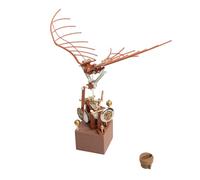 Leonardo Da Vinci Flapping Wing Model 3D DIY Gear-Wound Drive Kit, Blending Plastic, Iron, Copper, Aluminum, and Stainless Steel Materials. Collector-Grade Creative Gift (243 Pieces)