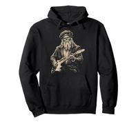 Leonardo da Vinci Guitare Zombie Renaissance Italienne Sweat à Capuche