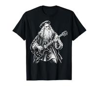 Leonardo da Vinci Joue de la Guitare électrique Amateur de Musique T-Shirt