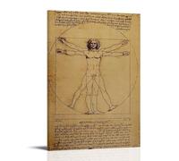 Leonardo Da Vinci Renaissance Man Impression sur toile, tableaux muraux, peintures décoratives pour le salon, peinture pour chambre de garçon, tableaux muraux modernes pour chambre de fille, images