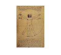 Leonardo Da Vinci Renaissance Man Impression sur toile, tableaux muraux, peintures décoratives pour le salon, peinture pour chambre de garçon, tableaux muraux modernes pour chambre de fille, images