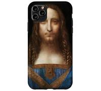 Leonardo da Vinci Salvator Mundi Religieux Jésus Chrétien Coque pour iPhone 11 Pro Max