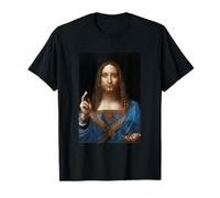 Leonardo da Vinci Salvator Mundi Religieux Jésus Chrétien T-Shirt