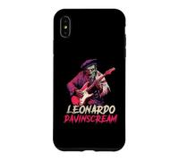 Leonardo da Vinci Zombie Jouant de la Guitare Renaissance Musique Coque pour iPhone XS Max