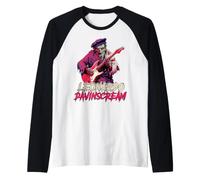 Leonardo da Vinci Zombie Jouant de la Guitare Renaissance Musique Manche Raglan
