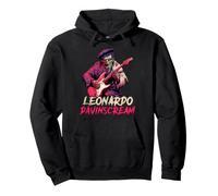 Leonardo da Vinci Zombie Jouant de la Guitare Renaissance Musique Sweat à Capuche