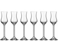 Leonardo Daily Grappaglas, 6er Set, Schnapsglas, Aperitifglas, Glas, 80 ml, 35237