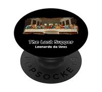 Leonardo Davinci Dernière Cène avec Lunettes de Soleil PopSockets PopGrip Adhésif