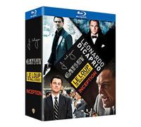 Leonardo Dicaprio : Le Loup De Wall Street + Gatsby Le Magnifique + Inception + J. Edgar - Pack - Blu-Ray