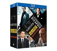 Leonardo Dicaprio : Le Loup De Wall Street + Gatsby Le Magnifique + Inception + J. Edgar - Pack - Blu-Ray