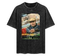 Leonardo Dicaprio Once Upon A Time Hollywood T-Shirt Unisex Black Tee M