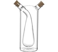 Leonardo Bouteille huile et vinaigre Cucina Verre 2-en-1 double bac dévidoir
