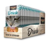 Leonardo Drink Morue de l'Atlantique | 20 x 40 g | Complément Alimentaire pour Chats Adultes | pour Soutenir l'hydratation | Idéal en complément des croquettes