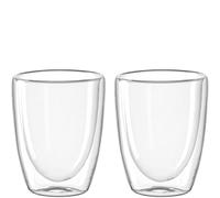 LEONARDO HOME Duo 053060 Lot de 2 gobelets à double paroi en verre 300 ml