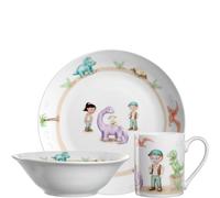 Leonardo - Ensemble Vaisselle Enfant 3 pièces Bambini Avventura Les Dinosaures - LEONARDO