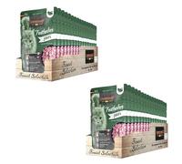LEONARDO Chat Pur en Dinde 16 x 85 g Enveloppes