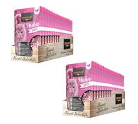 LEONARDO Finest Selection Poulet Pur | Pack Double | 2 x 16 x 85 g | Nourriture Humide pour Chats Adultes | Recommandé en Cas d'intolérance Alimentaire | Sachet fraîcheur