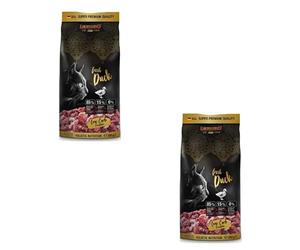 Leonardo Fresh Duck & Poultry | Pack Double | 2 x 250 g | Aliment Sec avec 85% de Viande fraîche pour Chats | Alimentation complète pour Chats Adultes de Toutes Races à partir de 1 an