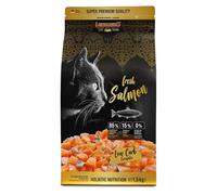 Leonardo Bags Aliment sec pour chats Saumon et oiseau frais 85% viande fraîche 1,5 kg