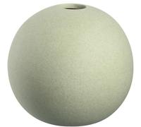 LEONARDO HOME Bolla 026817 Lot de 4 vases sphériques intemporels, en céramique, élégants avec Surface Mate, vases à Fleurs harmonieux, faciles à Combiner, Hauteur 9 cm, Vert
