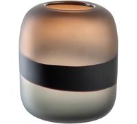 LEONARDO HOME Corso Sabbia 055298 Vase à Fleurs, dans des Tons de Terre naturels, diamètre : 9,2 cm, Aspect élégant pour des Bouquets créatifs, Design Intemporel, Hauteur : 19 cm, Multicolore