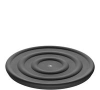 LEONARDO HOME CUCINA 055238 Couvercle Rond en Silicone Fermeture Flexible Multi-usages Hermétique Anti-Fuite Design Simple Passe au Lave-Vaisselle Diamètre 22 cm Anthracite