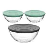 LEONARDO HOME CUCINA 055240 Lot de 6 bols pour stockage, préparation et service Intemporel, empilables et adaptés à un usage quotidien, idéal pour la cuisine et les stocks, hauteur 15,3 cm