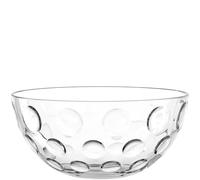 LEONARDO HOME Cucina Optic 066343 Bol à salade moderne, passe au lave-vaisselle, bol de qualité alimentaire, hauteur 13,6 cm, transparent, 1 pièce