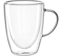 LEONARDO HOME Duo 053062 Lot de 4 tasses à double paroi en verre 300 ml