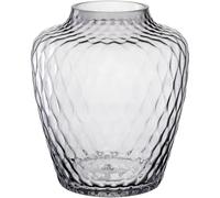 LEONARDO HOME Giulia 055284 Vase à Fleurs, en Verre Gris, diamètre : 8,5 cm, élégant au Look Tactile, pour Bouquets créatifs, Design Intemporel, Hauteur : 20 cm, Gris