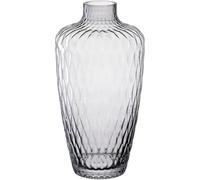 LEONARDO HOME Giulia 055286 Vase à Fleurs, en Verre Gris, diamètre : 5,2 cm, élégant au Look Tactile, pour Bouquets créatifs, Design Intemporel, Hauteur : 28 cm, Gris