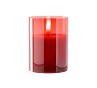 LEONARDO HOME GK/LED Bougie 10 x 8 Rouge
