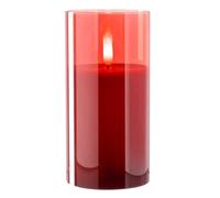 LEONARDO HOME GK/LED Bougie 15 x 8 Rouge